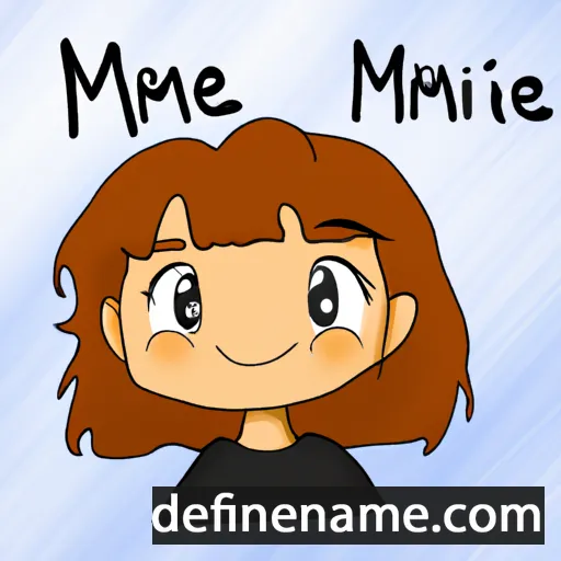 cartoon of the name Maime