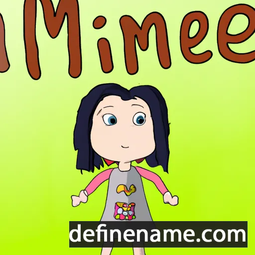 cartoon of the name Maimie