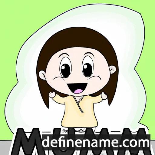 cartoon of the name Maimun