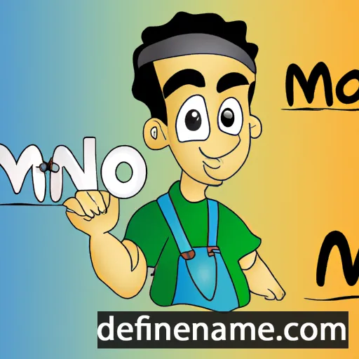 cartoon of the name Maino