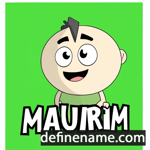 cartoon of the name Mainur