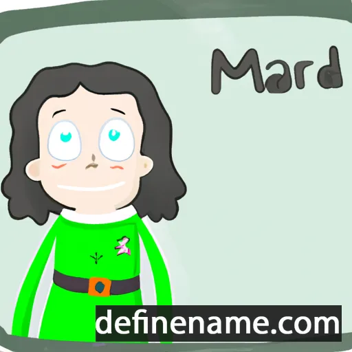 cartoon of the name Mairearad