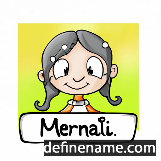 cartoon of the name Maireni