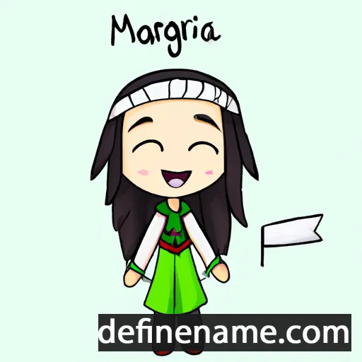 cartoon of the name Mairiga