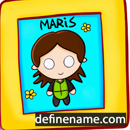 cartoon of the name Mairis