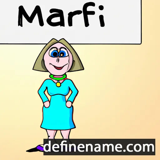 Mairit cartoon