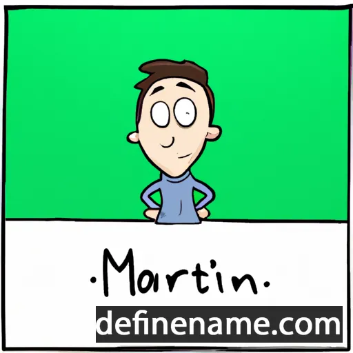 cartoon of the name Mairtin