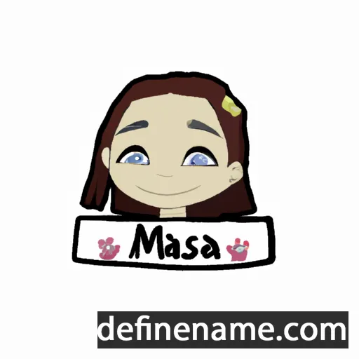 cartoon of the name Maisa