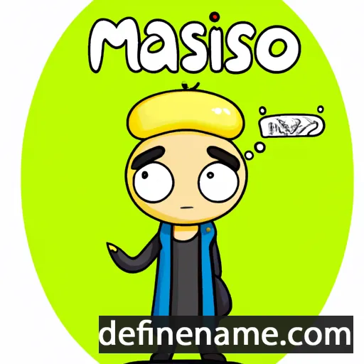 cartoon of the name Maisimino