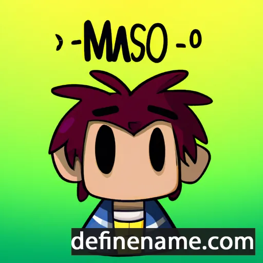 cartoon of the name Maiso