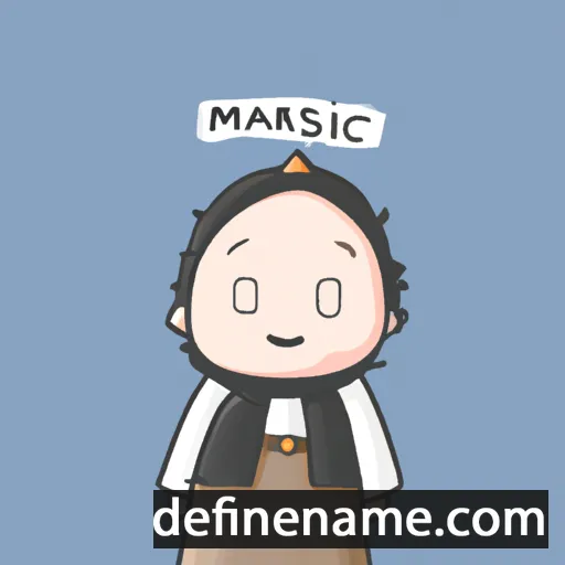 cartoon of the name Maisri