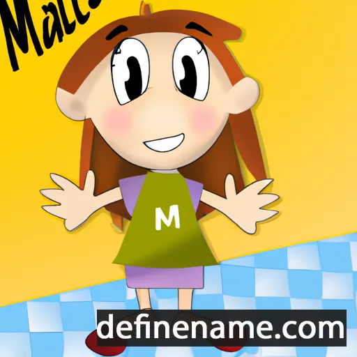 cartoon of the name Maital