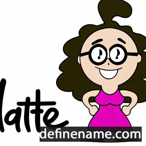 cartoon of the name Maitê