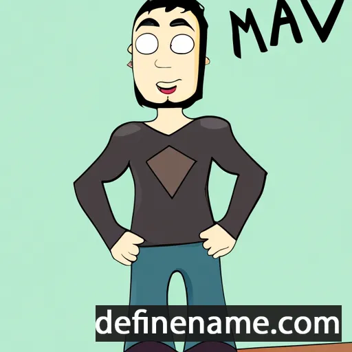 cartoon of the name Maivân