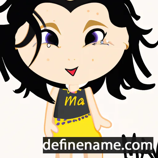 cartoon of the name Maivi