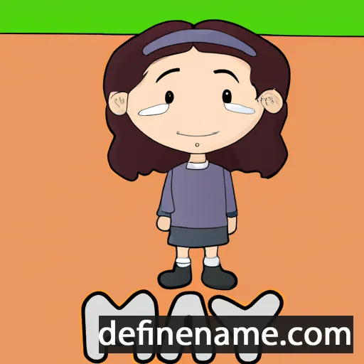 cartoon of the name Maivy