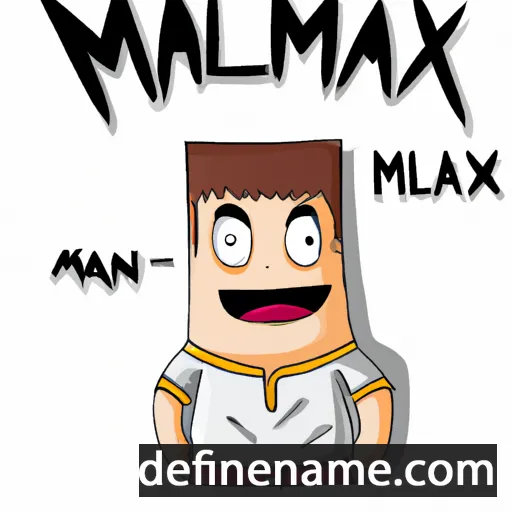 Maiximilián cartoon