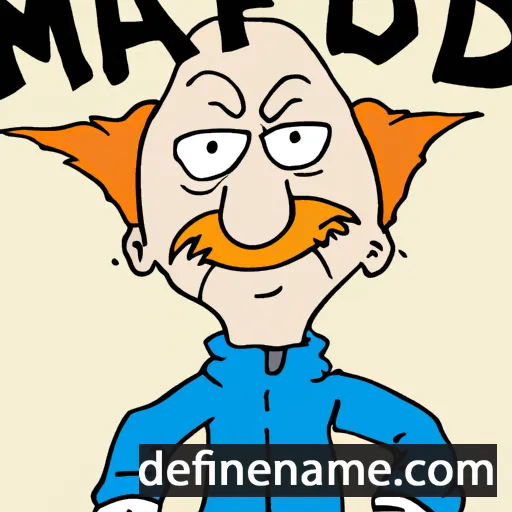 cartoon of the name Majfrid