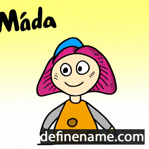 Majīda cartoon