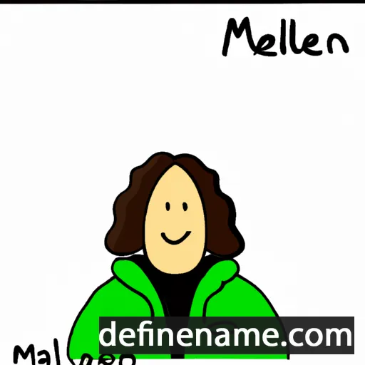 cartoon of the name Majleen