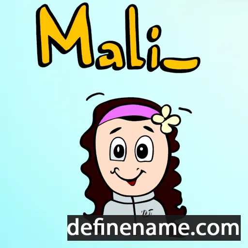 cartoon of the name Majlill