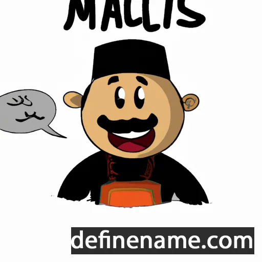 cartoon of the name Majlis