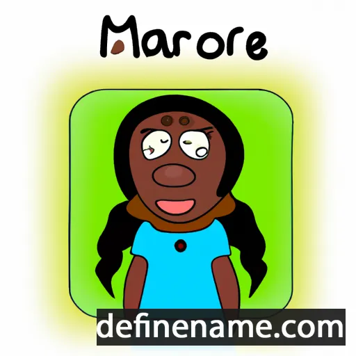 cartoon of the name Majoré