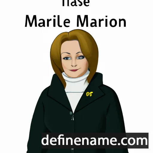 cartoon of the name Majorie