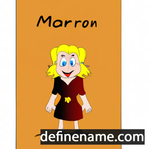 cartoon of the name Majorien