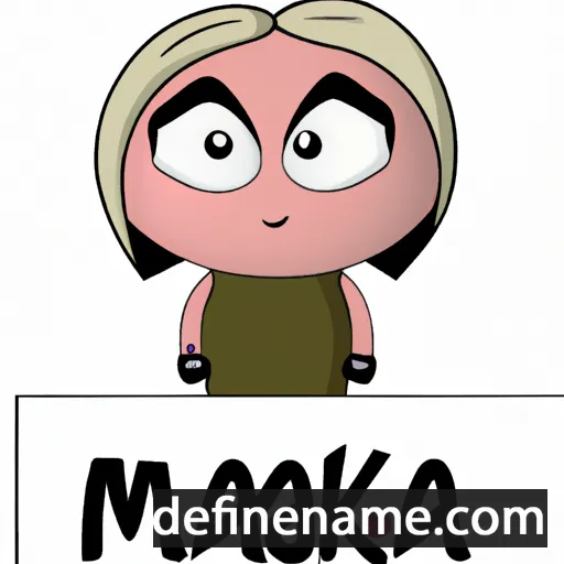 Maka cartoon