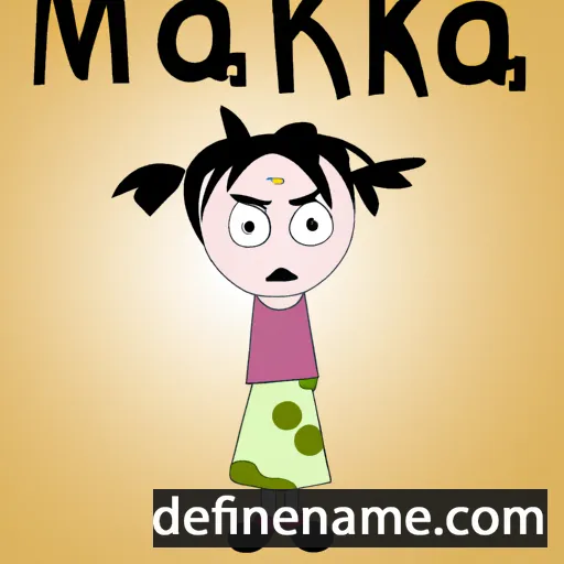 Maka cartoon