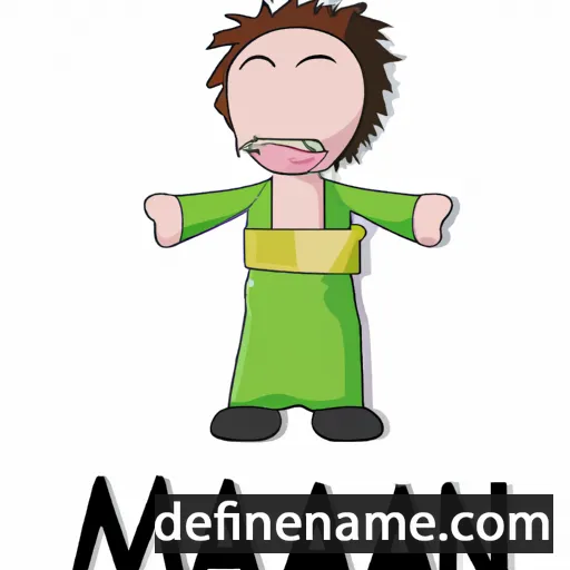 cartoon of the name Makan