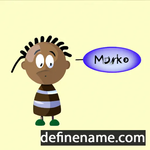 cartoon of the name Makarije