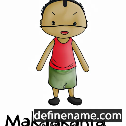 Makatendeka cartoon