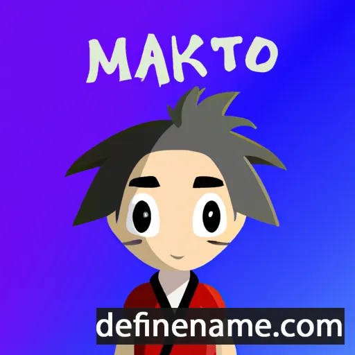 cartoon of the name Makato