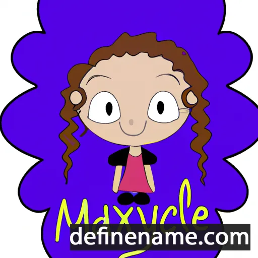 cartoon of the name Makaylee