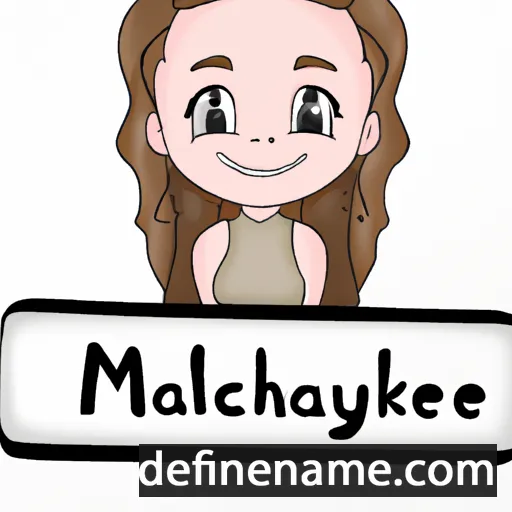 cartoon of the name Makayleigh