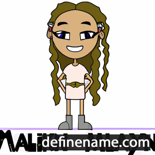 cartoon of the name Makaylin