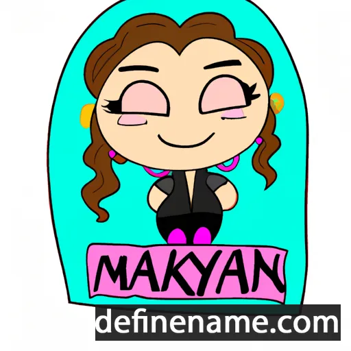 Makaylynn cartoon