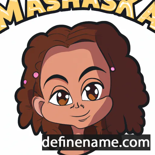 cartoon of the name Makeisha