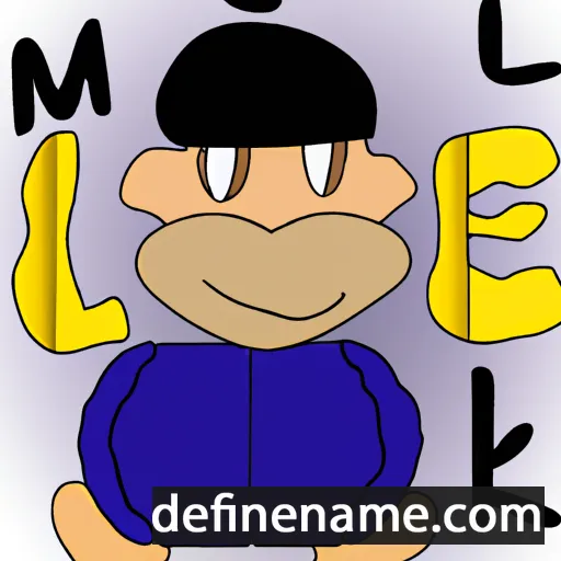 cartoon of the name Makeli