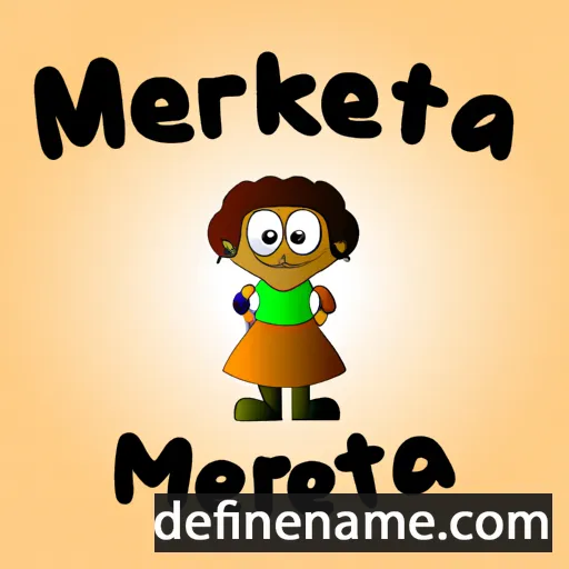 cartoon of the name Makereta