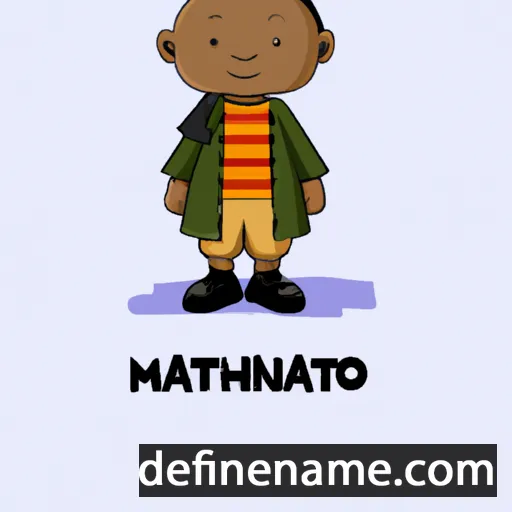 cartoon of the name Makgatho