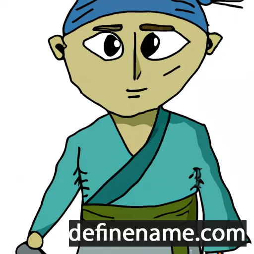 cartoon of the name Makhammad