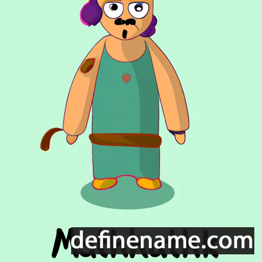 cartoon of the name Makhmut