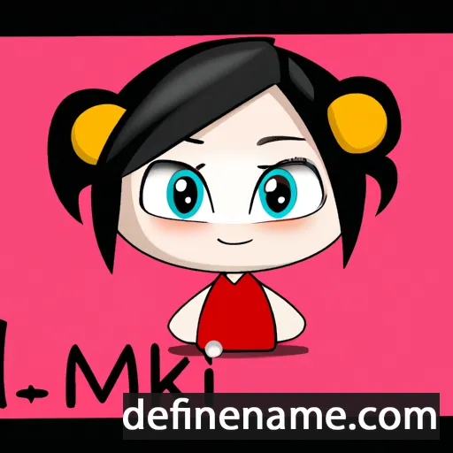 cartoon of the name Maki