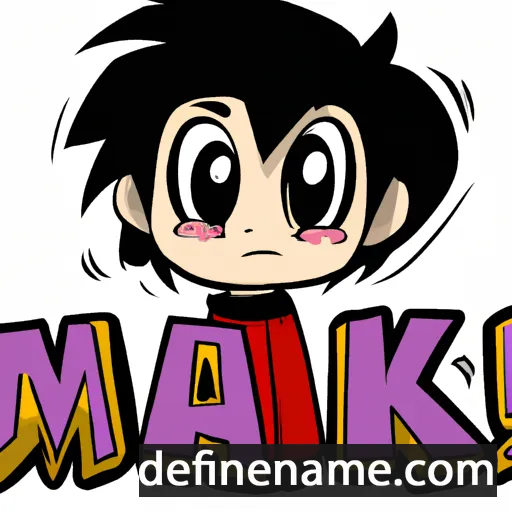 cartoon of the name Maki