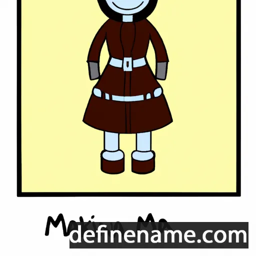 cartoon of the name Makina