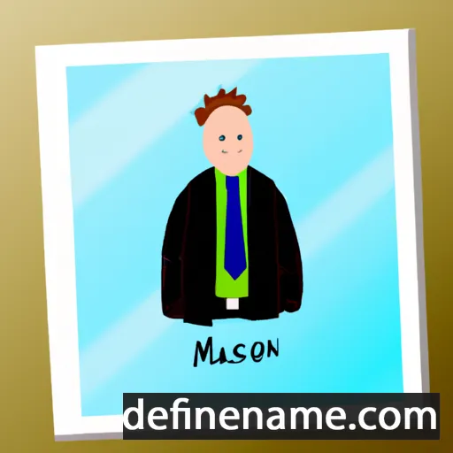 cartoon of the name Makinson