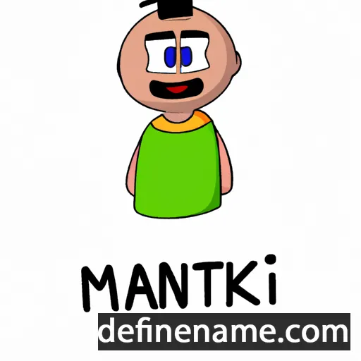 cartoon of the name Makinti